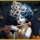 "Flute Play Krishna Ji Figurine - Perfect Hindu Religious Decor for Home & Office"