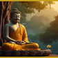 Buddha Ji Sitting Under Tree Sculpture