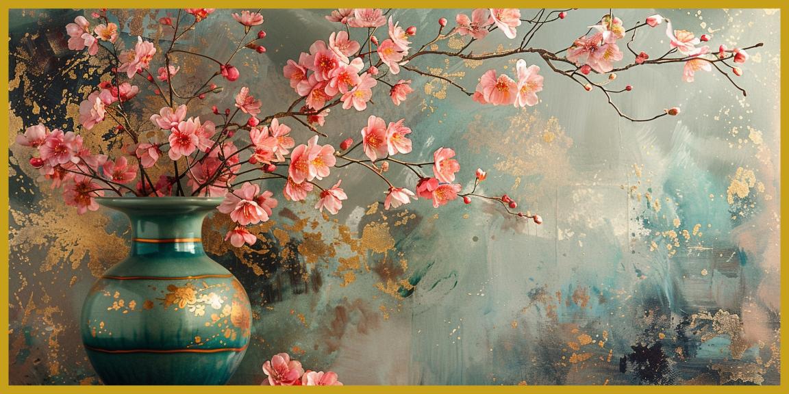 Vash With Flowers: Wall Paintings by Canvas Myntra