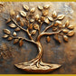 Old Vintage Gold Tree for Wealth: Wall Paintings by Canvas Myntra