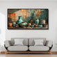 Abstract Figures in Motion: Wall Paintings by Canvas Myntra