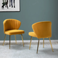 Doe Buck Velvet Chimene Accent Chair/dining chair/café chair  for  Living Room, dining room ,restaurant  Armchair  with Gold Legs.