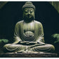 Buddha Ji in Jungle Figurine - Peaceful Meditation Statue