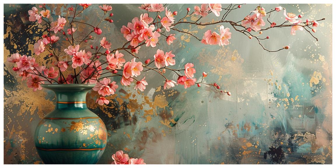 Vash With Flowers: Wall Paintings by Canvas Myntra