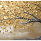 Gold Leaf tree vintage: Wall Paintings by Canvas Myntra