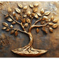 Old Vintage Gold Tree for Wealth: Wall Paintings by Canvas Myntra