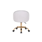 Doe Buck Velvet Hindmen  task chair /study chair /office chair   for  study  Room, office  , swivel Armchair  with Gold base