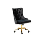 Doe Buck Velvet Swen task chair /study chair /office chair   for  study  Room, office  , swivel Armchair  with Gold base