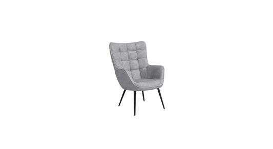 Doe Buck Velvet Lapis  Accent Chair/Lounge Chair for  Living Room, Bedroom, Armchair Sofa Chair with black  Legs.