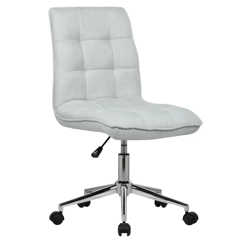 Doe Buck Velvet Jollo task chair /study chair /office chair   for  study  Room, office  , swivel Armchair  with chrome base