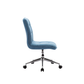 Doe Buck Velvet Jollo task chair /study chair /office chair   for  study  Room, office  , swivel Armchair  with chrome base