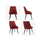 Doe Buck Velvet Nico    Accent Chair/dining chair/café chair  for  Living Room, dining room ,resturant  Armchair  with Gold Legs.