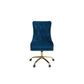 Doe Buck Velvet Swen task chair /study chair /office chair   for  study  Room, office  , swivel Armchair  with Gold base