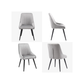 Doe Buck Velvet Nico    Accent Chair/dining chair/café chair  for  Living Room, dining room ,restaurant  Armchair  with Gold Legs.