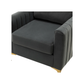 Doe Buck Velvet Rafeal  Accent Chair/Lounge Chair for  Living Room, Bedroom, Armchair Sofa Chair with Gold Legs.