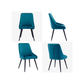 Doe Buck Velvet Nico    Accent Chair/dining chair/café chair  for  Living Room, dining room ,restaurant  Armchair  with Gold Legs.