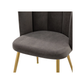 Doe Buck Velvet marsillio   Accent Chair/dining chair/café chair/side chair   for  Living Room, dining room ,restaurant  Armchair  with Gold Legs.