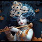 "Flute Play Krishna Ji Figurine - Perfect Hindu Religious Decor for Home & Office"