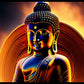 : Buddha Ji with Yellow Light Background