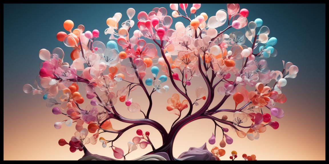 Tree With flower: Wall Paintings by Canvas Myntra