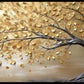 Gold Leaf tree vintage: Wall Paintings by Canvas Myntra