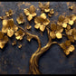 All gold In tree: Wall Paintings by Canvas Myntra