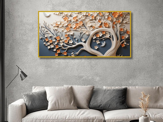 Designer tree in Paintings: Wall Paintings by Canvas Myntra