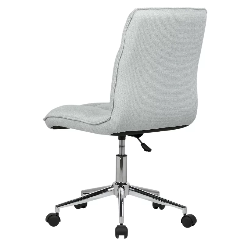 Doe Buck Velvet Jollo task chair /study chair /office chair   for  study  Room, office  , swivel Armchair  with chrome base