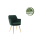 Doe Buck Velvet Tonas   Accent Chair/dining chair/café chair  for  Living Room, dining room ,restaurant  Armchair  with Gold Legs.