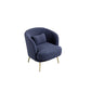 Doe Buck Velvet Cititum Accent Chair/Lounge Chair for  Living Room, Bedroom, Armchair Sofa Chair with natural finish golden legs