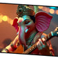 Handcrafted Playing Guitar Ganesh Ji Idol for Home Décor and Gifts