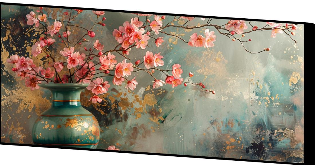 Vash With Flowers: Wall Paintings by Canvas Myntra