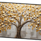 Gold Leaf tree: Wall Paintings by Canvas Myntra