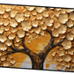 Old Gold Vintage Tree: Wall Paintings by Canvas Myntra