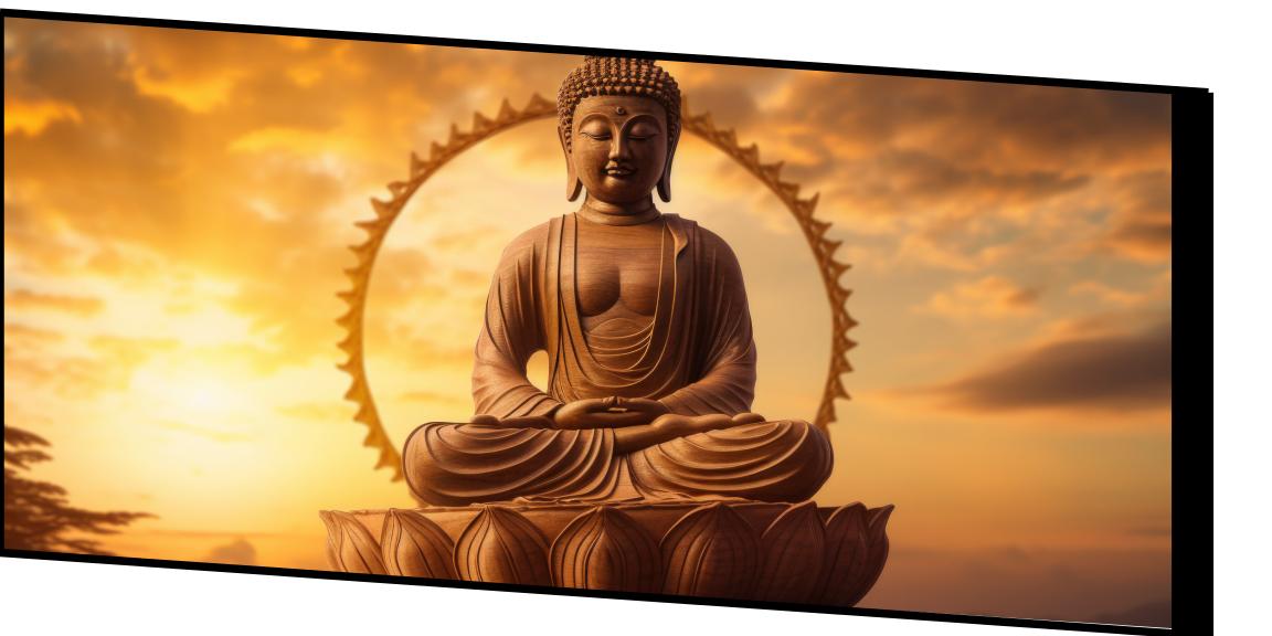 Lord Buddha: Wall Paintings by Canvas Myntra