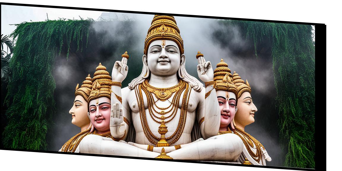 Hindu God : Wall Paintings by Canvas Myntra