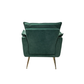 Doe Buck Velvet fyn Accent Chair/Lounge Chair for  Living Room, Bedroom, Armchair Sofa Chair with Gold Legs.