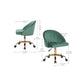 Doe Buck Velvet Hindmen  task chair /study chair /office chair   for  study  Room, office  , swivel Armchair  with Gold base