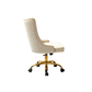 Doe Buck Velvet Swen task chair /study chair /office chair   for  study  Room, office  , swivel Armchair  with Gold base