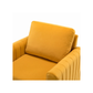 Doe Buck Velvet Rafeal  Accent Chair/Lounge Chair for  Living Room, Bedroom, Armchair Sofa Chair with Gold Legs.