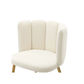 Doe Buck Velvet marsillio   Accent Chair/dining chair/café chair/side chair   for  Living Room, dining room ,restaurant  Armchair  with Gold Legs.