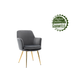 Doe Buck Velvet Tonas   Accent Chair/dining chair/café chair  for  Living Room, dining room ,restaurant  Armchair  with Gold Legs.