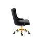 Doe Buck Velvet Swen task chair /study chair /office chair   for  study  Room, office  , swivel Armchair  with Gold base