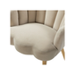 Doe Buck Velvet Rae Accent Chair/Lounge Chair for  Living Room, Bedroom, Armchair Sofa Chair with natural finish wooden legs