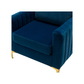 Doe Buck Velvet Rafeal  Accent Chair/Lounge Chair for  Living Room, Bedroom, Armchair Sofa Chair with Gold Legs.