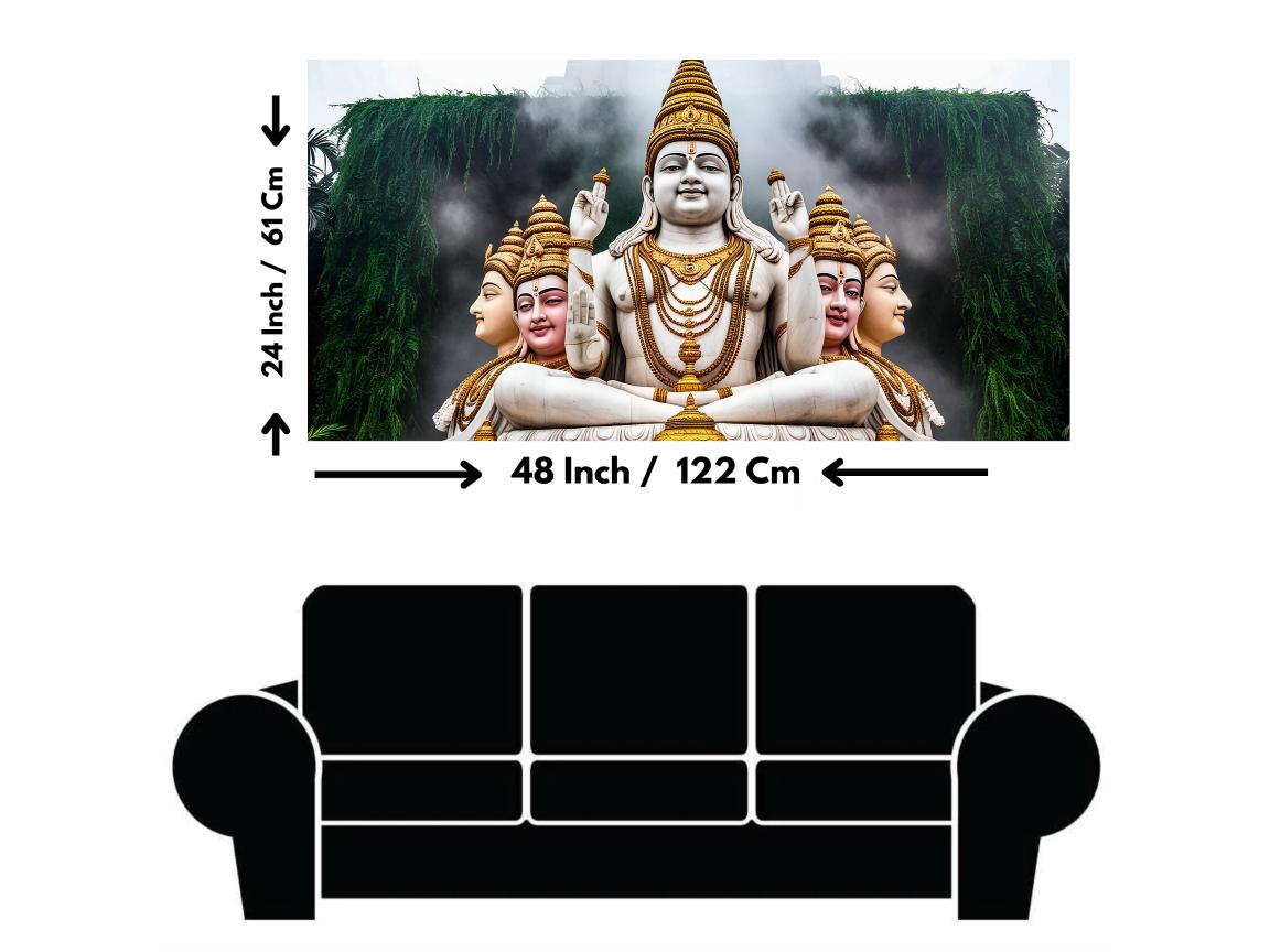 Hindu God : Wall Paintings by Canvas Myntra