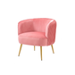 Doe Buck Velvet Leiser Accent Chair/Lounge Chair for  Living Room, Bedroom, Armchair Sofa Chair with Gold Legs.