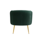 Doe Buck Velvet Leiser Accent Chair/Lounge Chair for  Living Room, Bedroom, Armchair Sofa Chair with Gold Legs.