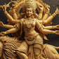 Divine Many-Hand Mata Rani Statue Sitting on Lion – Goddess Durga Idol for Worship.