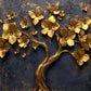 All gold In tree: Wall Paintings by Canvas Myntra